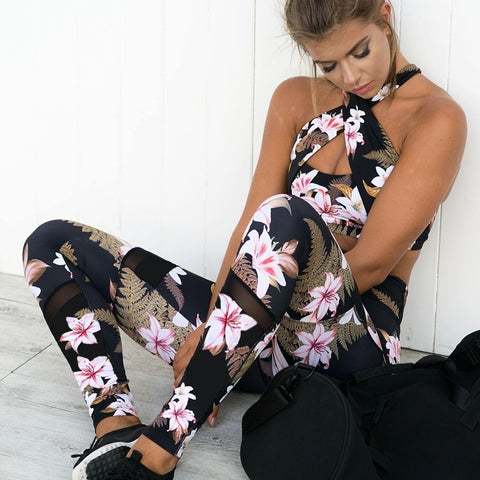 Floral gym set